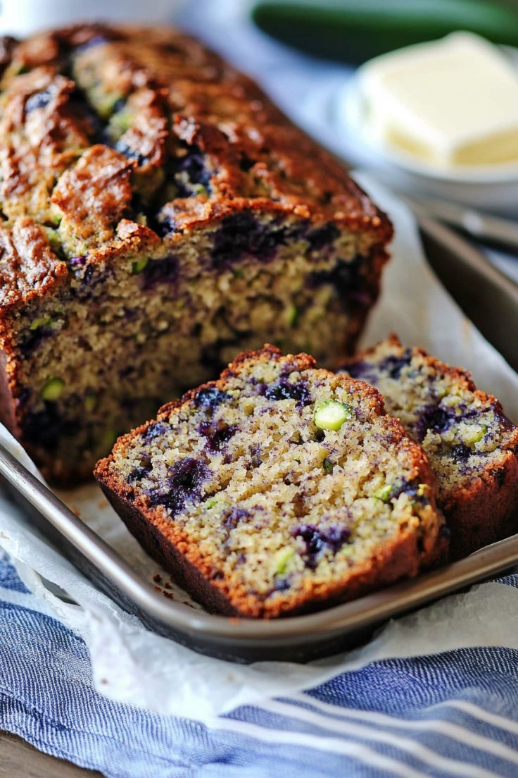 Blueberry Zucchini Bread 1