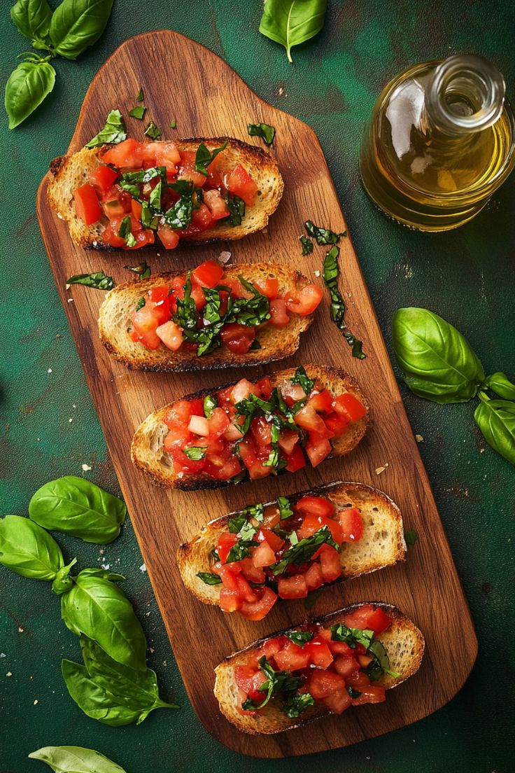 Classic Tomato and Basil Bruschetta
