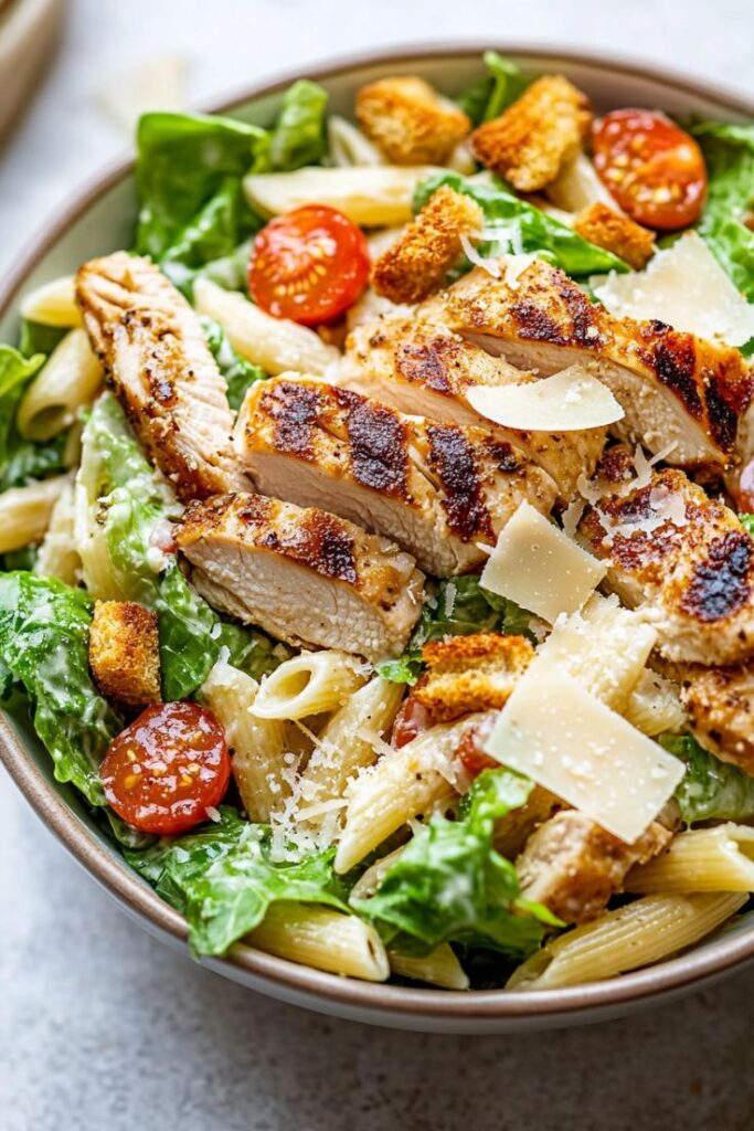 Chicken Caesar Pasta Salad