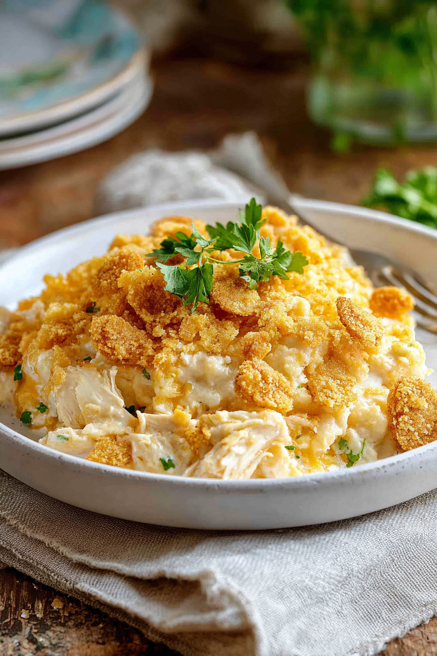 Chicken Casserole With Ritz Crackers Chicken Casserole With Ritz Crackers