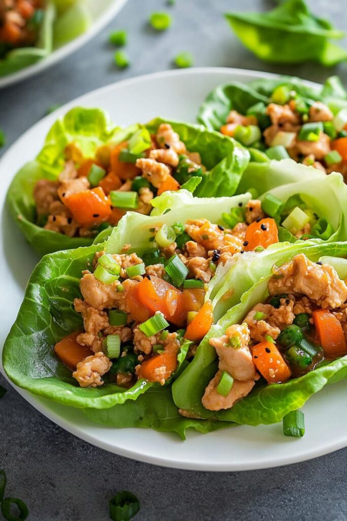 Chicken Lettuce Wraps Chicken Lettuce Wraps