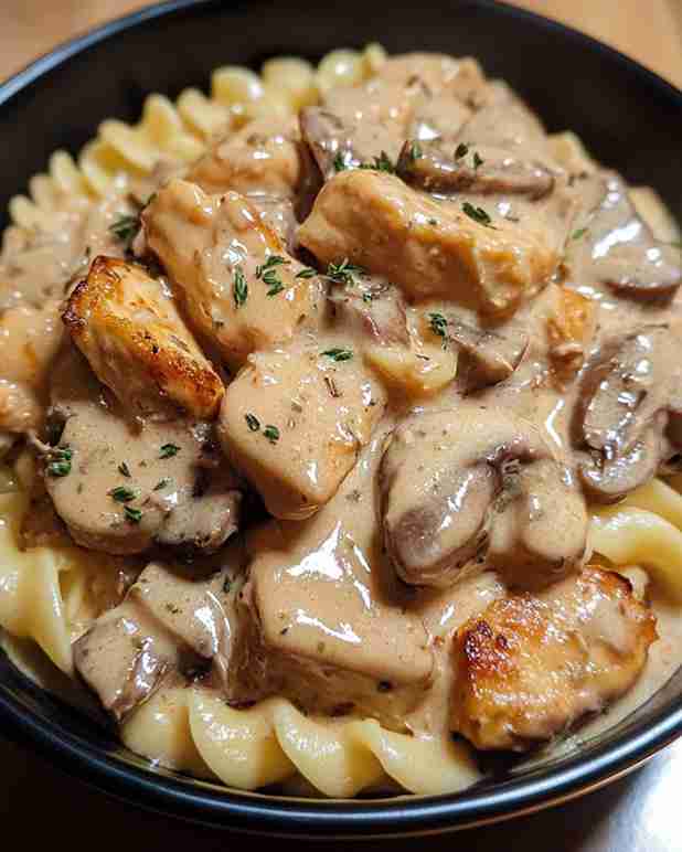 Creamy Chicken Stroganoff with Mushrooms Creamy Chicken Stroganoff with Mushrooms