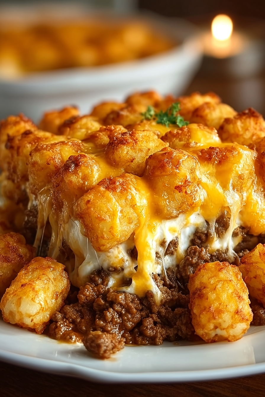 Classic Tater Tot Casserole Recipe Classic Tater Tot Casserole Recipe