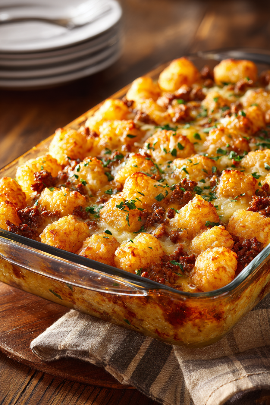 Classic Tater Tot Casserole Recipe Classic Tater Tot Casserole Recipe