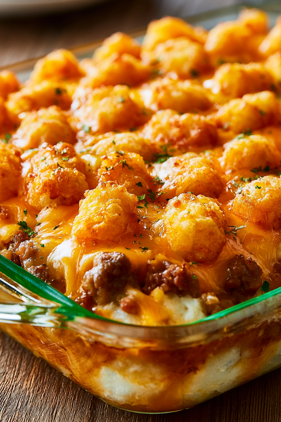 Classic Tater Tot Casserole Recipe Classic Tater Tot Casserole Recipe