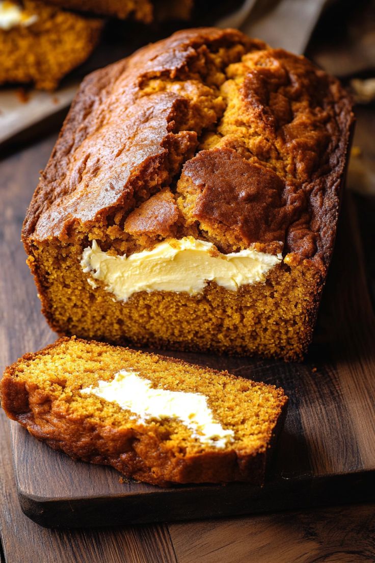 Pumpkin Cream Cheese Bread