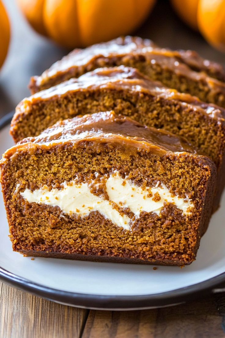 Pumpkin Cream Cheese Bread