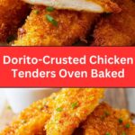 Crunchy Dorito-Crusted Chicken Tenders Oven Baked