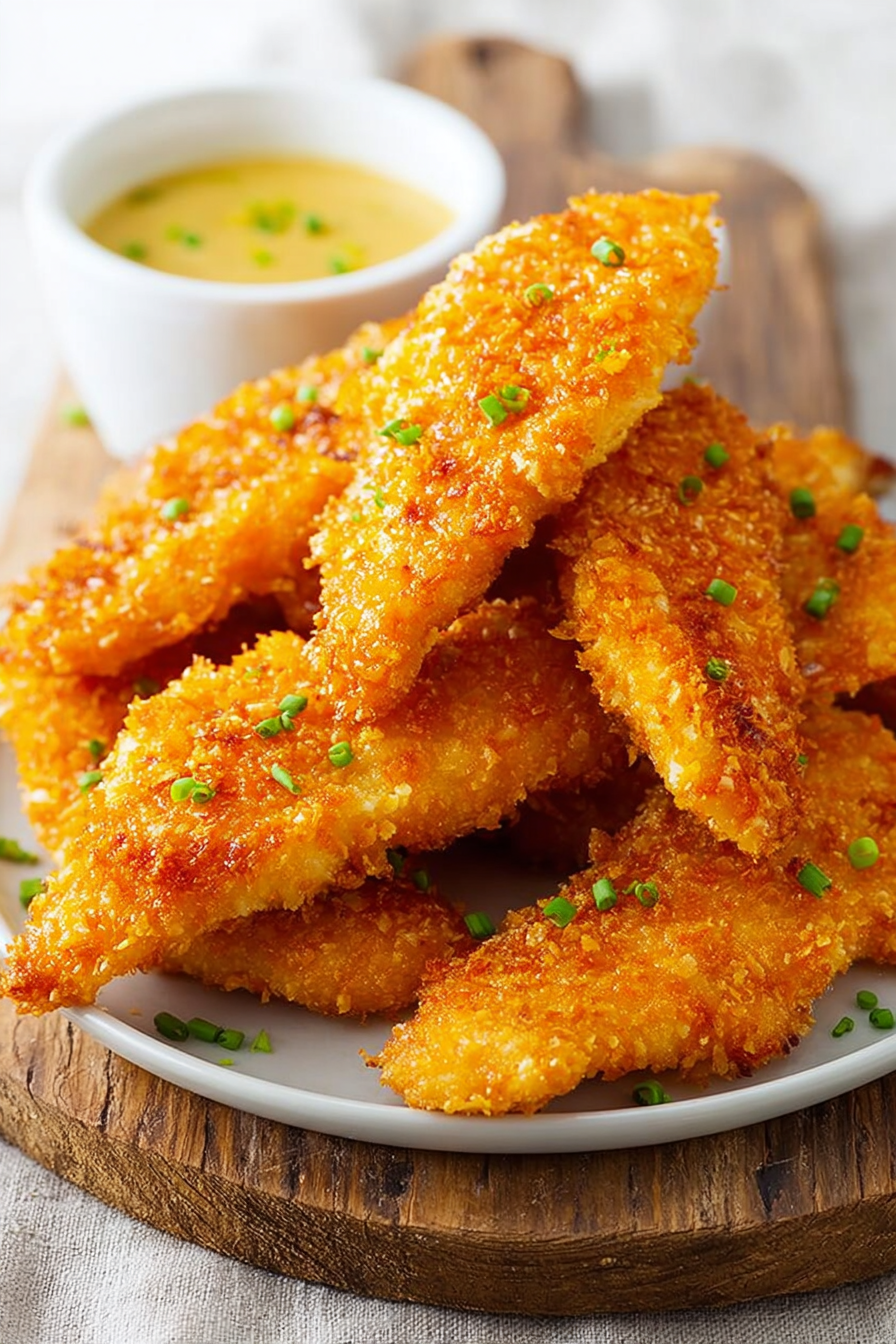 Crunchy Dorito-Crusted Chicken Tenders Oven Baked Crunchy Dorito-Crusted Chicken Tenders Oven Baked