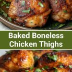 Juicy Oven Baked Chicken Thighs for Dinner Juicy Oven Baked Chicken Thighs for Dinner