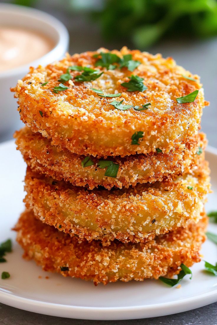 Crispy Fried Green Tomatoes Crispy Fried Green Tomatoes