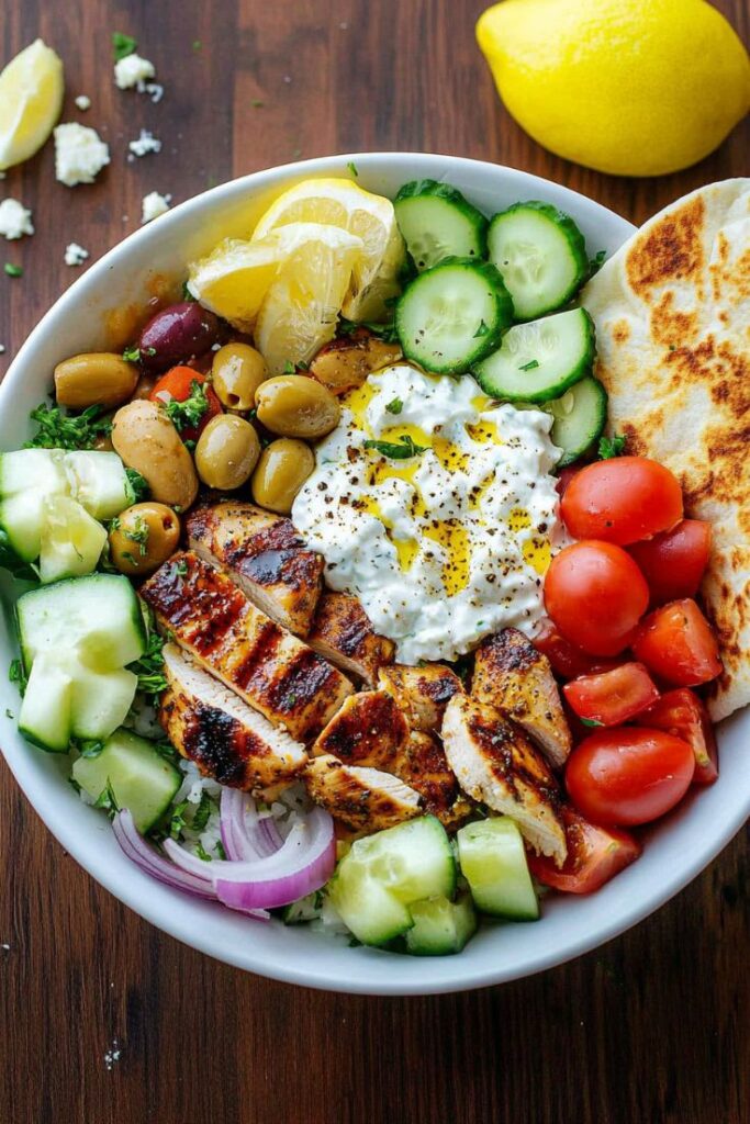 Healthy Greek Chicken Bowls for Meal Prep Healthy Greek Chicken Bowls for Meal Prep