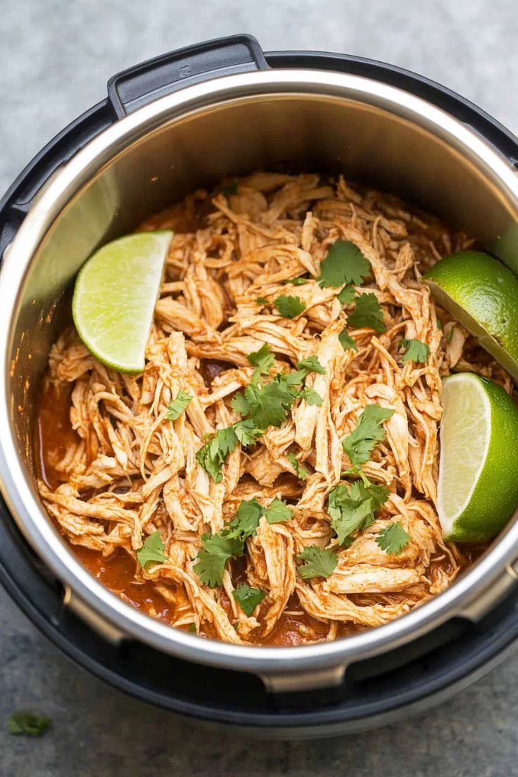 Instant Pot Chicken Tacos