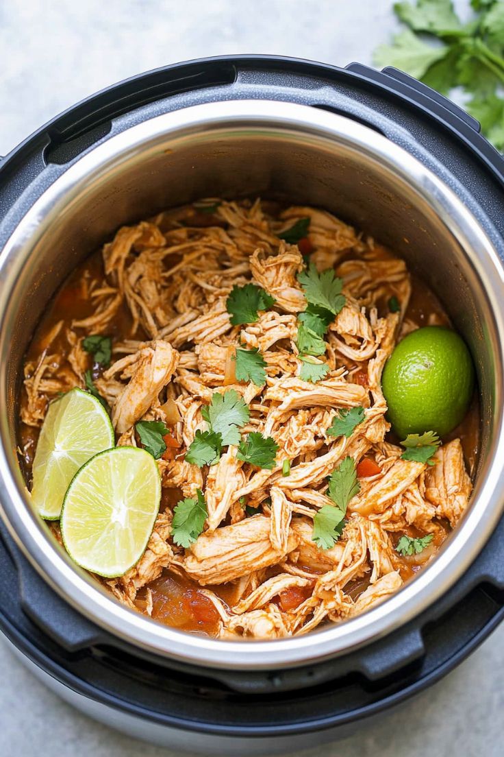 Instant Pot Chicken Tacos