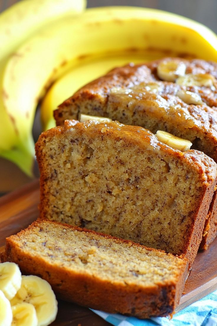 Easy & Moist Banana Bread Recipe