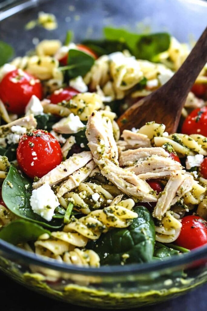 Pesto Chicken Pasta Salad Pesto Chicken Pasta Salad