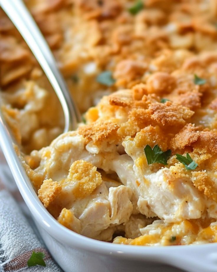 Chicken Casserole With Ritz Crackers Chicken Casserole With Ritz Crackers