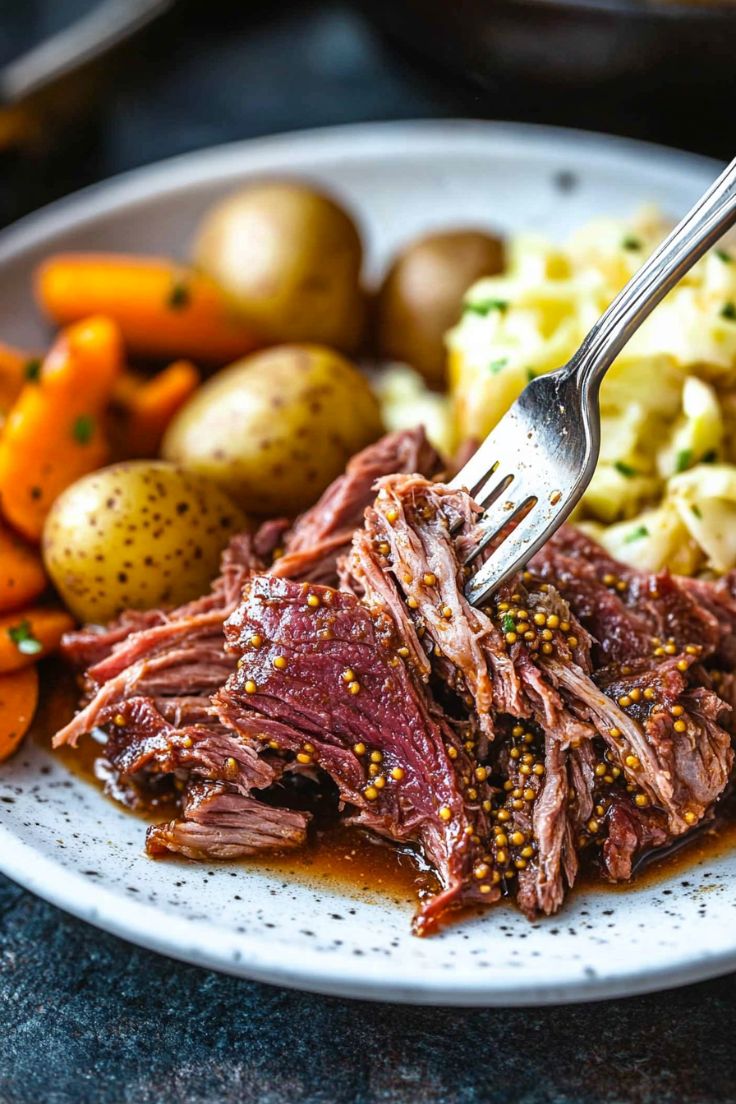 Slow Cooker Corned Beef and Cabbage 6