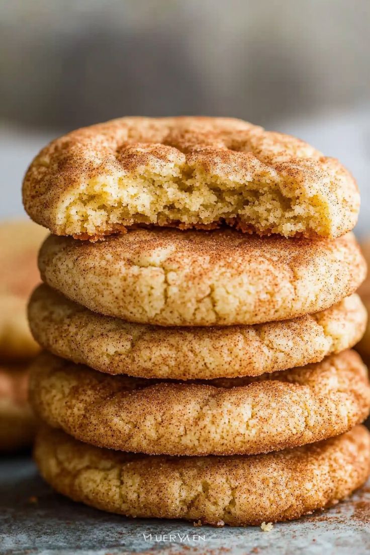 Soft & Chewy Snickerdoodle Cookies