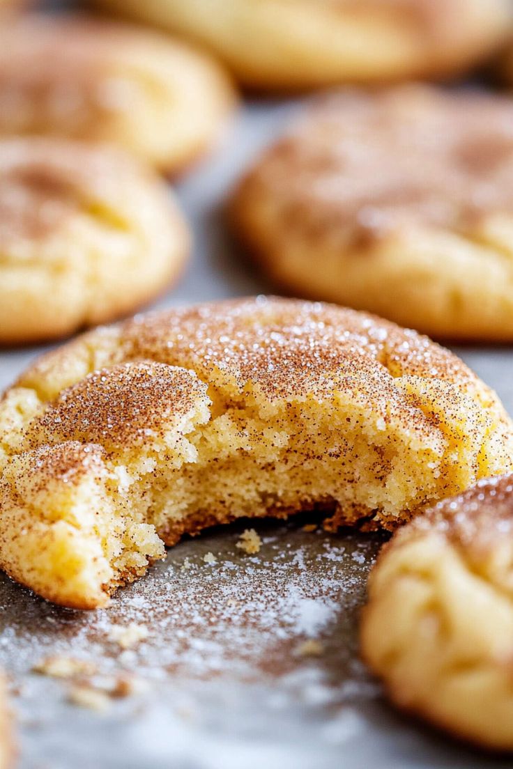 Soft & Chewy Snickerdoodle Cookies