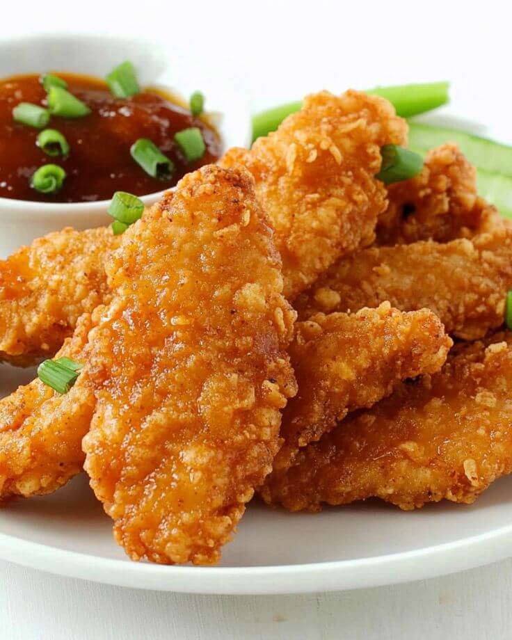 Crunchy Dorito-Crusted Chicken Tenders Oven Baked