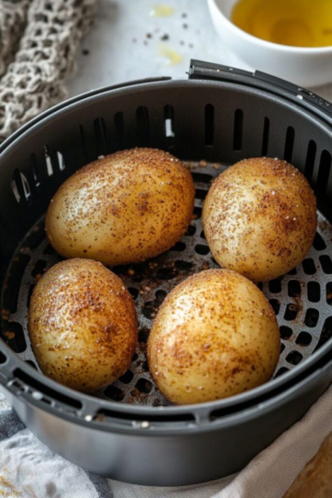 Air Fryer Baked Potatoes