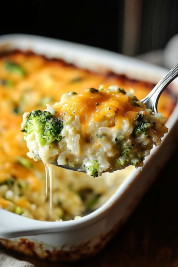Homemade Broccoli Rice Casserole