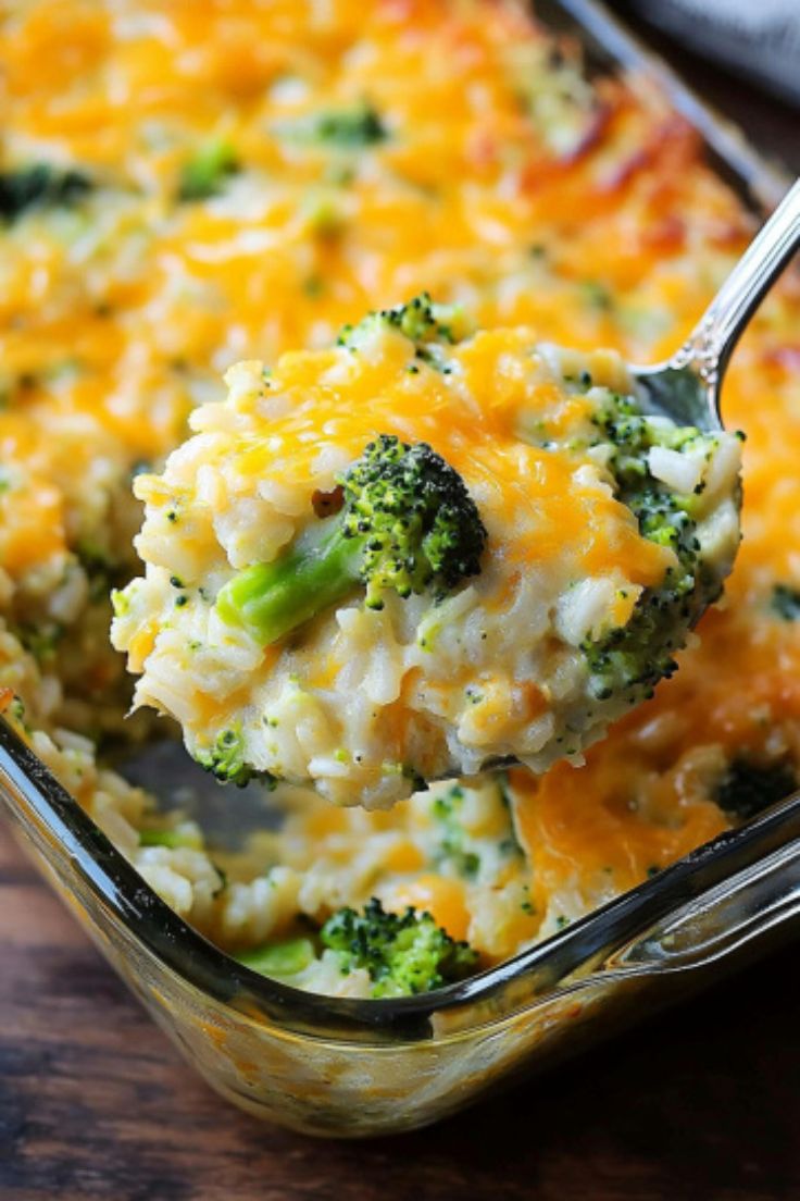 Homemade Broccoli Rice Casserole
