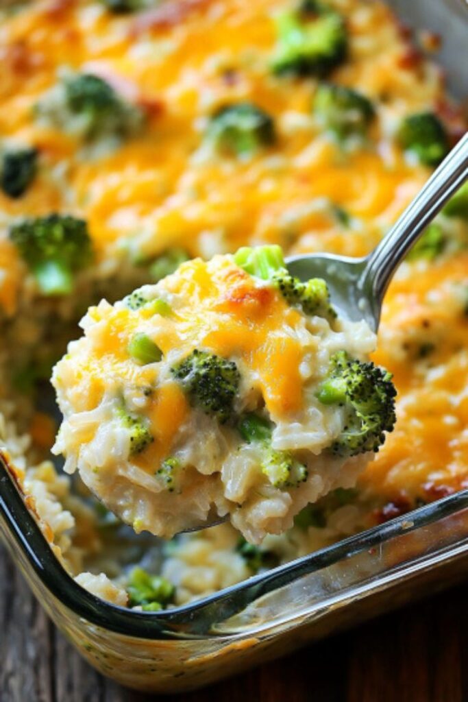Homemade Broccoli Rice Casserole