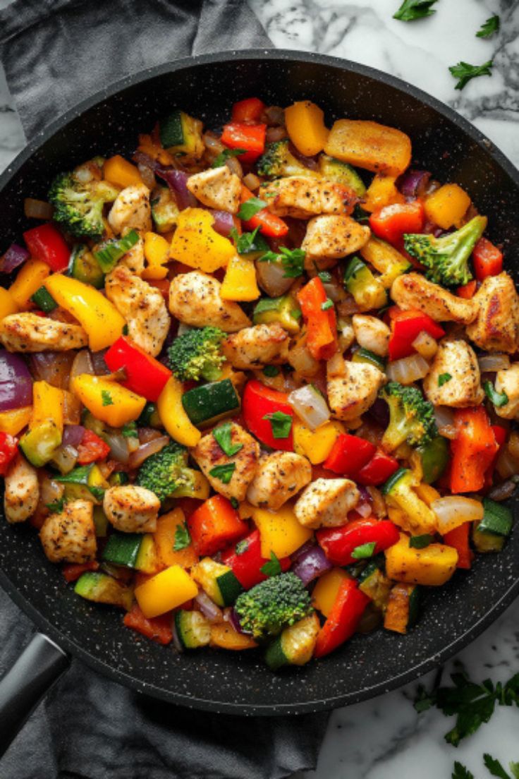Chicken and Vegetable Skillet Recipe