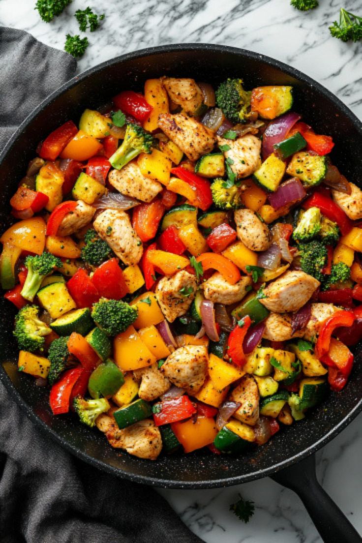 Chicken and Vegetables Skillet 3