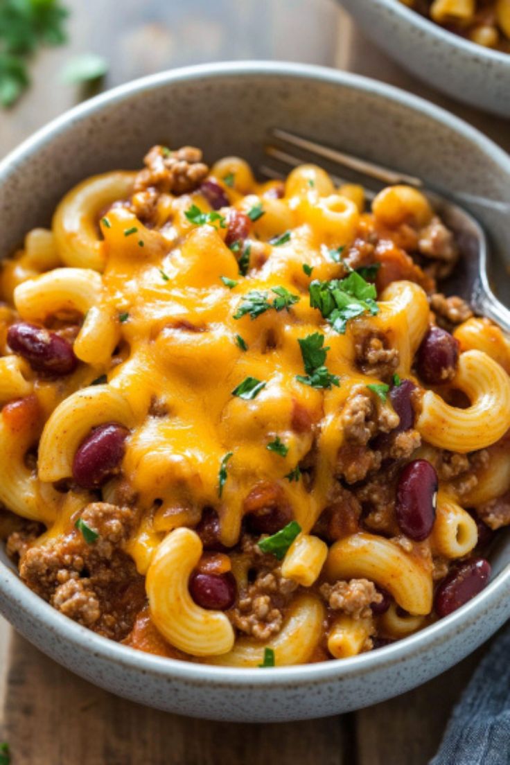 One-Pot Chili Mac and Cheese One-Pot Chili Mac and Cheese