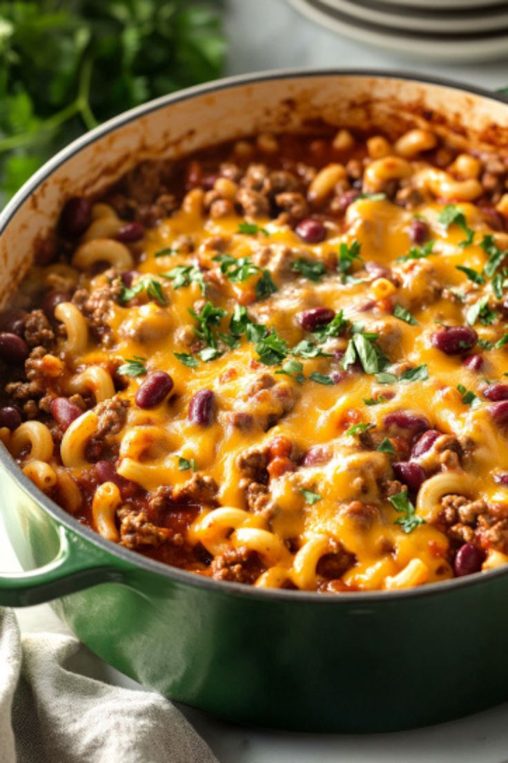 One-Pot Chili Mac and Cheese One-Pot Chili Mac and Cheese