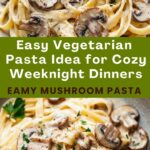 Easy Creamy Mushroom Pasta Easy Creamy Mushroom Pasta