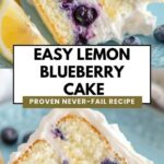 Easy Lemon Blueberry Cake