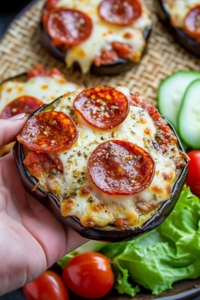Quick and Easy Eggplant Pizza