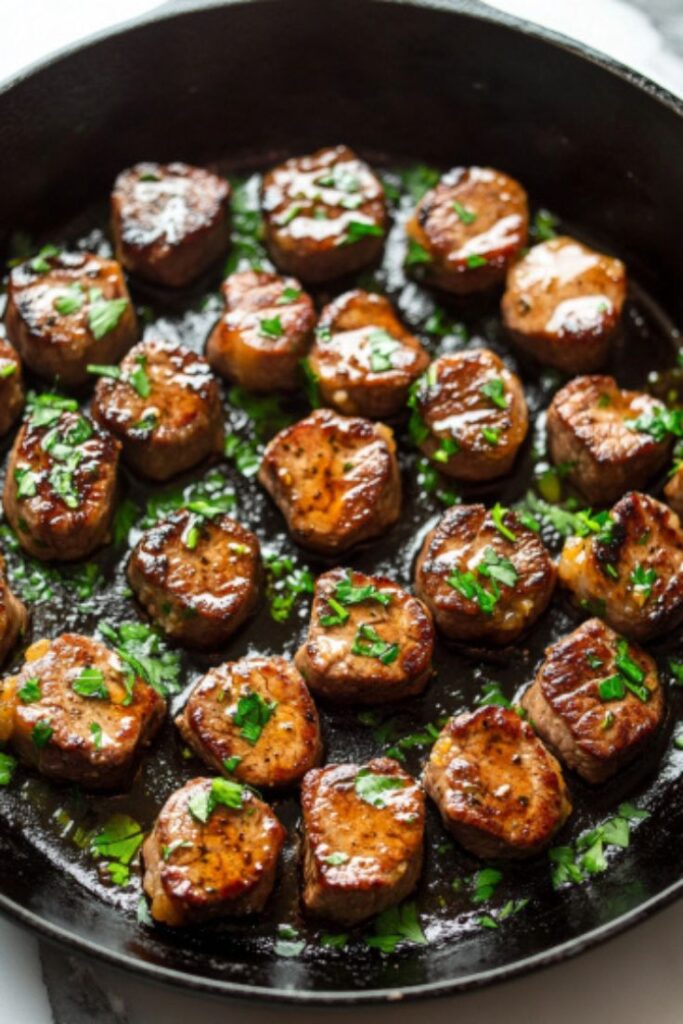 Garlic Butter Steak Bites Recipe
