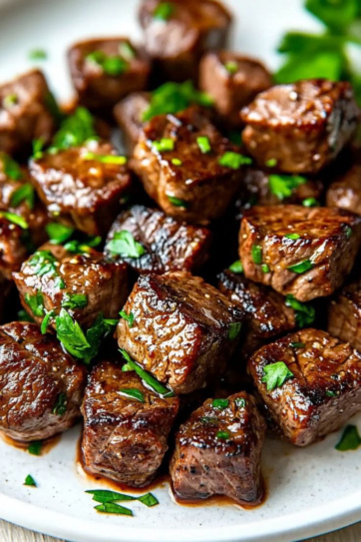 Garlic Butter Steak Bites Recipe Garlic Butter Steak Bites Recipe