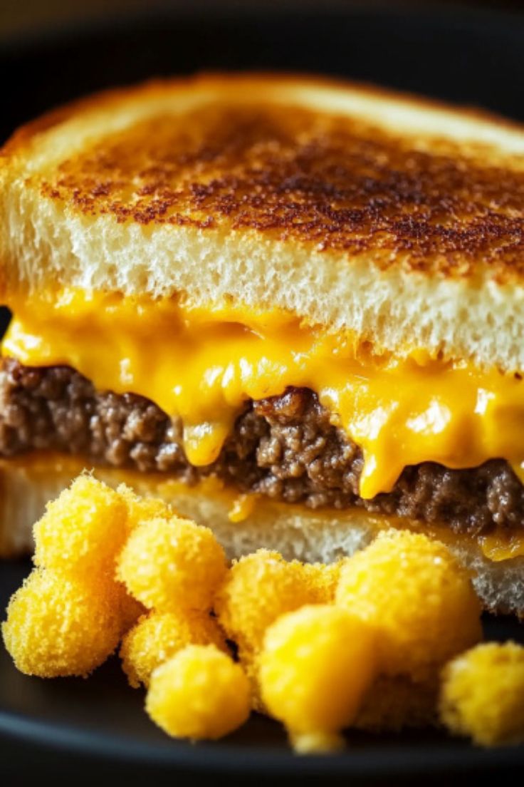 Grilled Cheese Patty Melts Grilled Cheese Patty Melts