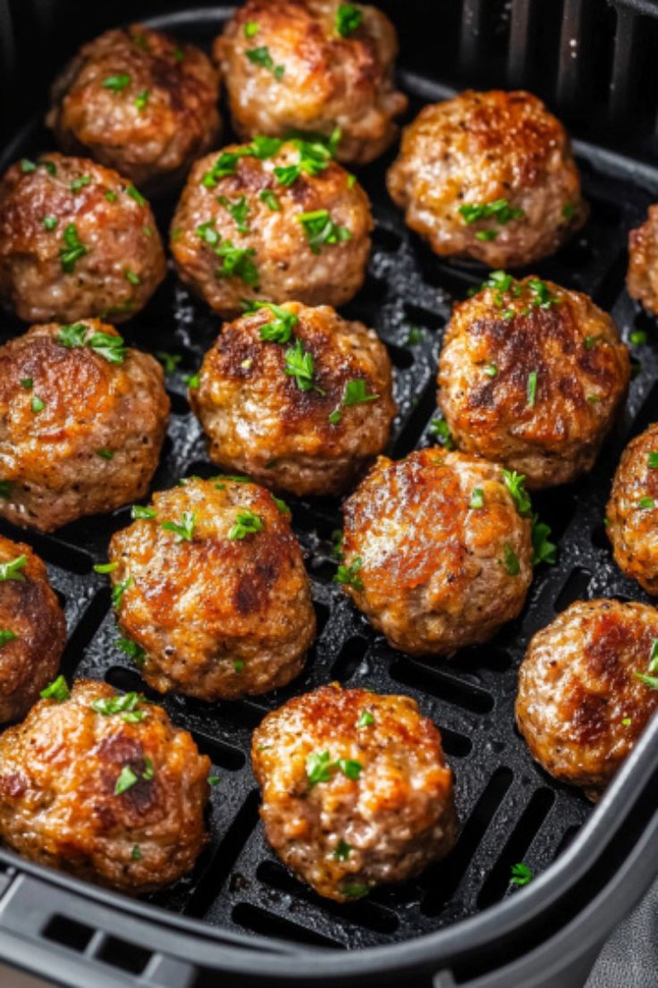 Juicy Air Fryer Meatballs 3