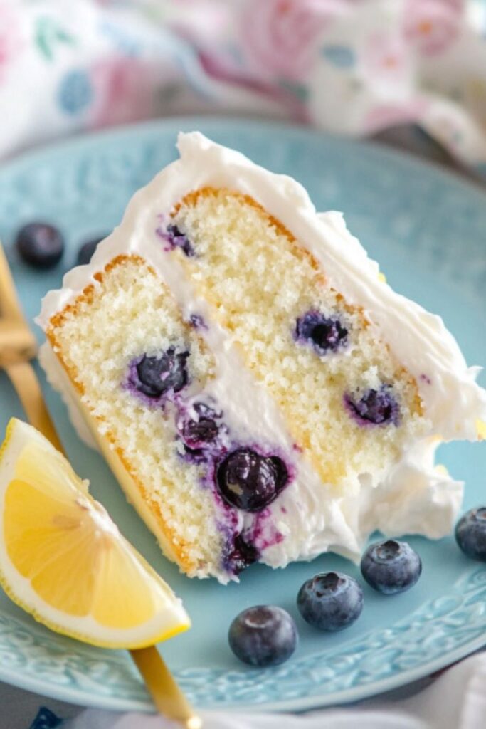 Easy Lemon Blueberry Cake Easy Lemon Blueberry Cake
