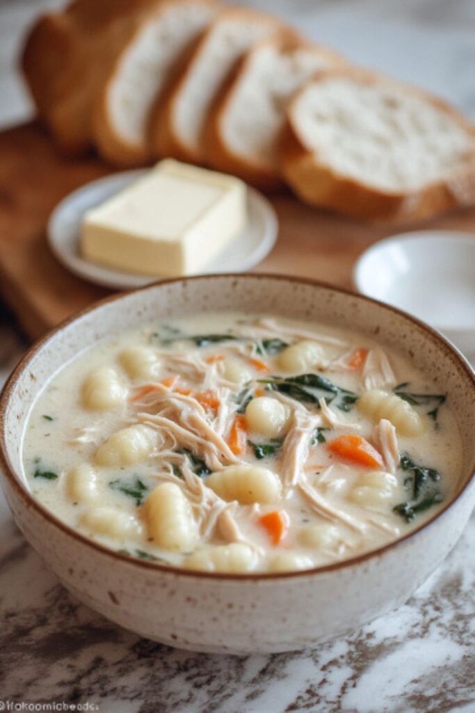 Creamy Chicken Gnocchi Soup (Olive Garden Copycat)