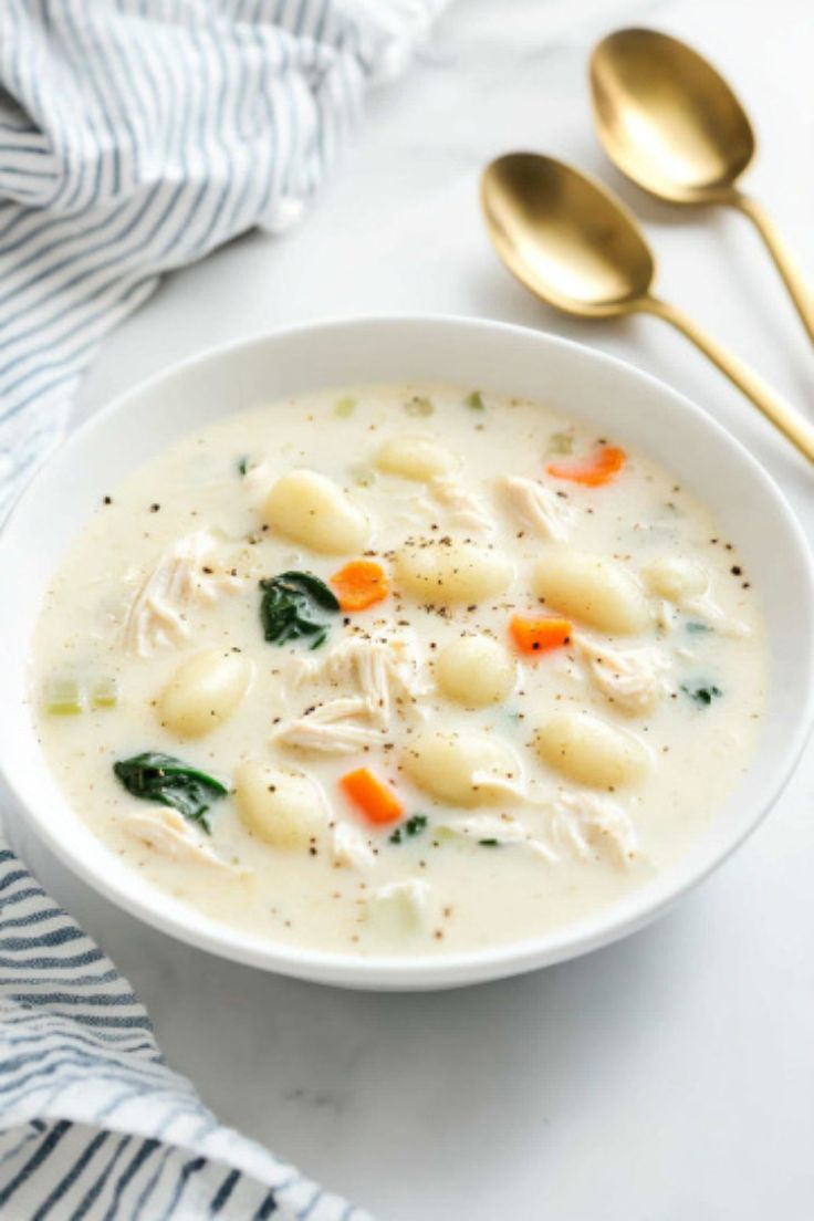 Creamy Chicken Gnocchi Soup (Olive Garden Copycat)