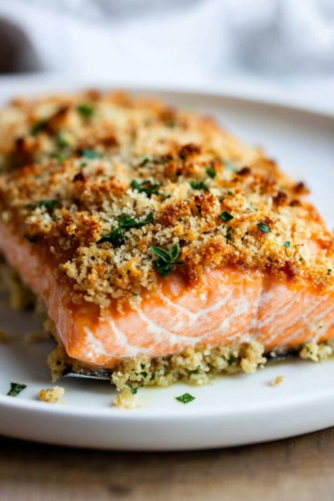 Baked Salmon with Honey Mustard