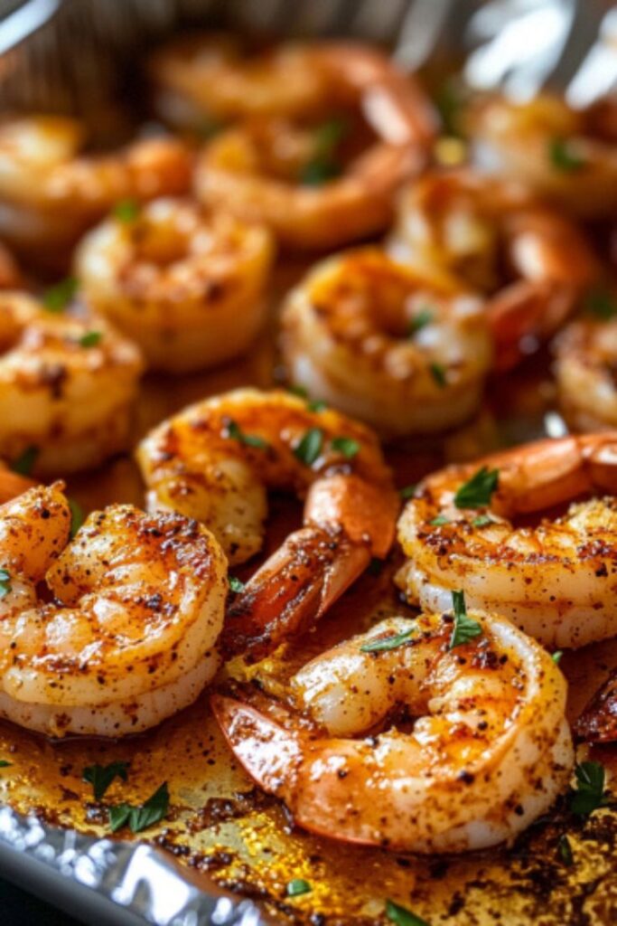 Sheet Pan Cajun Butter Shrimp Recipe