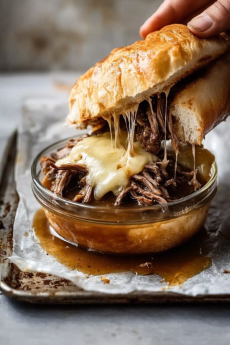 Slow Cooker French Dip Sandwiches Recipe