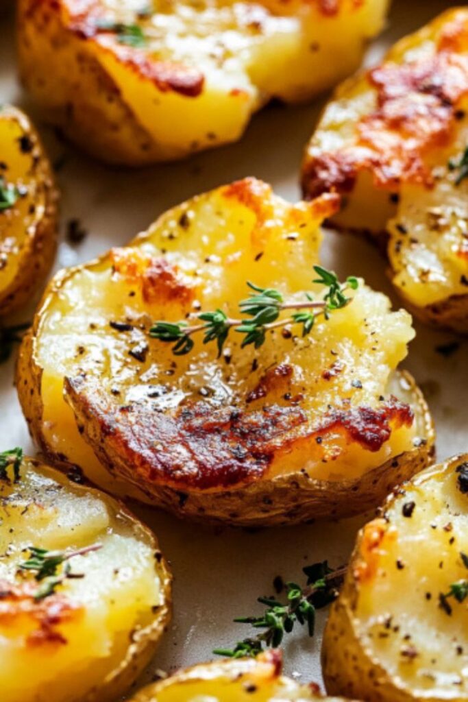 Ultra Crispy Smashed Potatoes