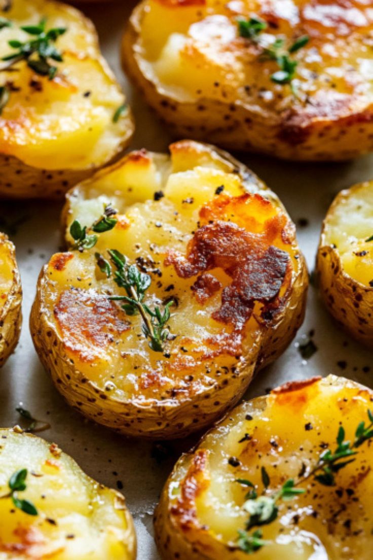 Ultra Crispy Smashed Potatoes
