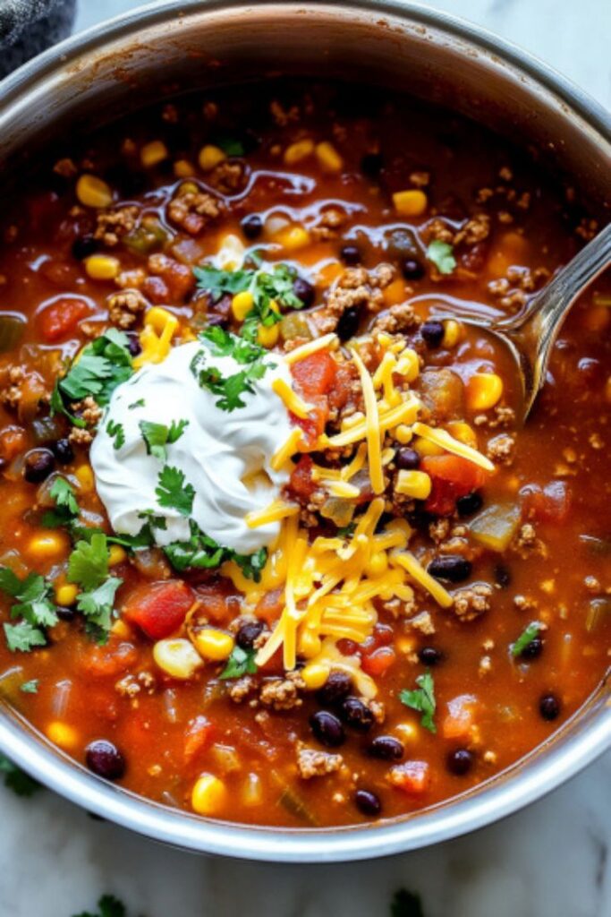 Easy Taco Soup Recipe