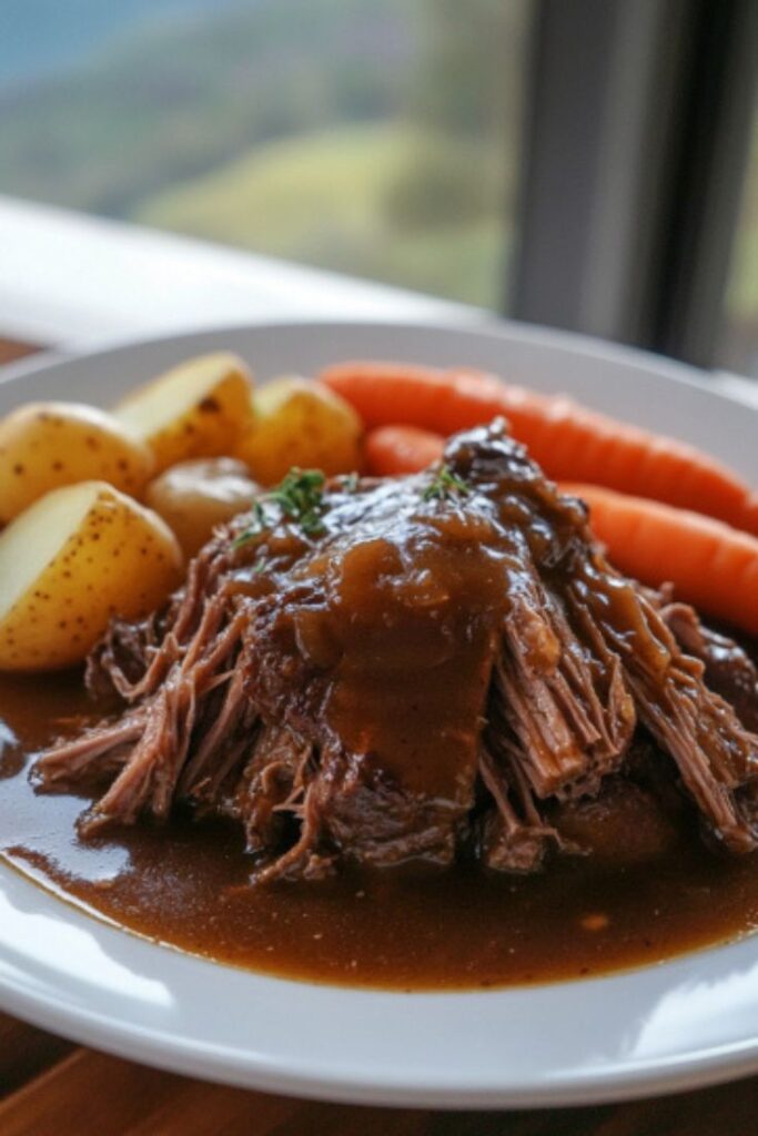 Instant Pot Pot Roast with Potatoes and Gravy